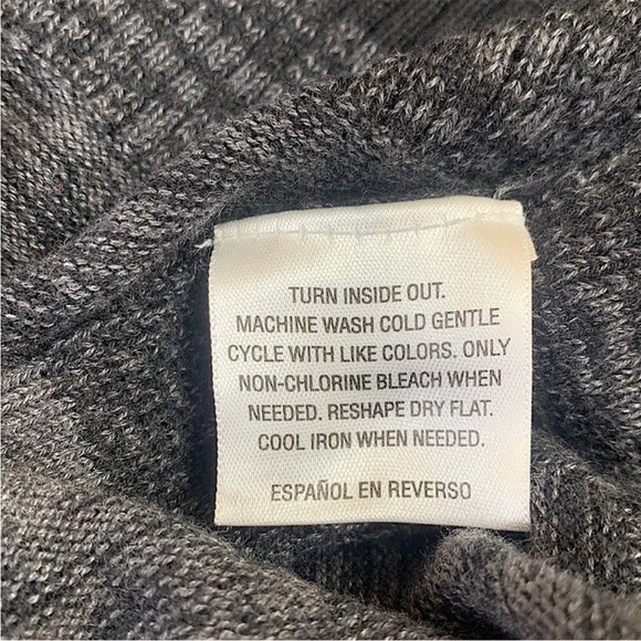 STYLE & CO Wrapped Knit Tunic Sweater Women
Size M Striped Pullover Laced Up - Picture 12 of 12